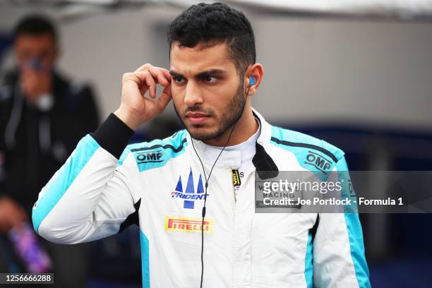 Roy Nissany of Israel and Trident prepares for practice for the Formula 2 Championship at Hungaroring on July 17, 2020 in Budapest, Hungary.