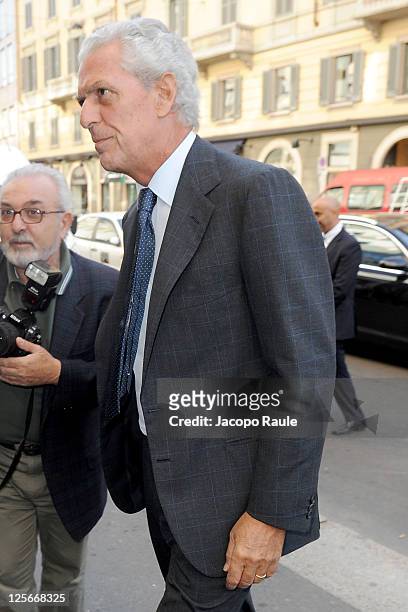 Marco Tronchetti Provera is seen on September 20, 2011 in Milan, Italy.