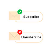 subscribe and unsubscribe letters