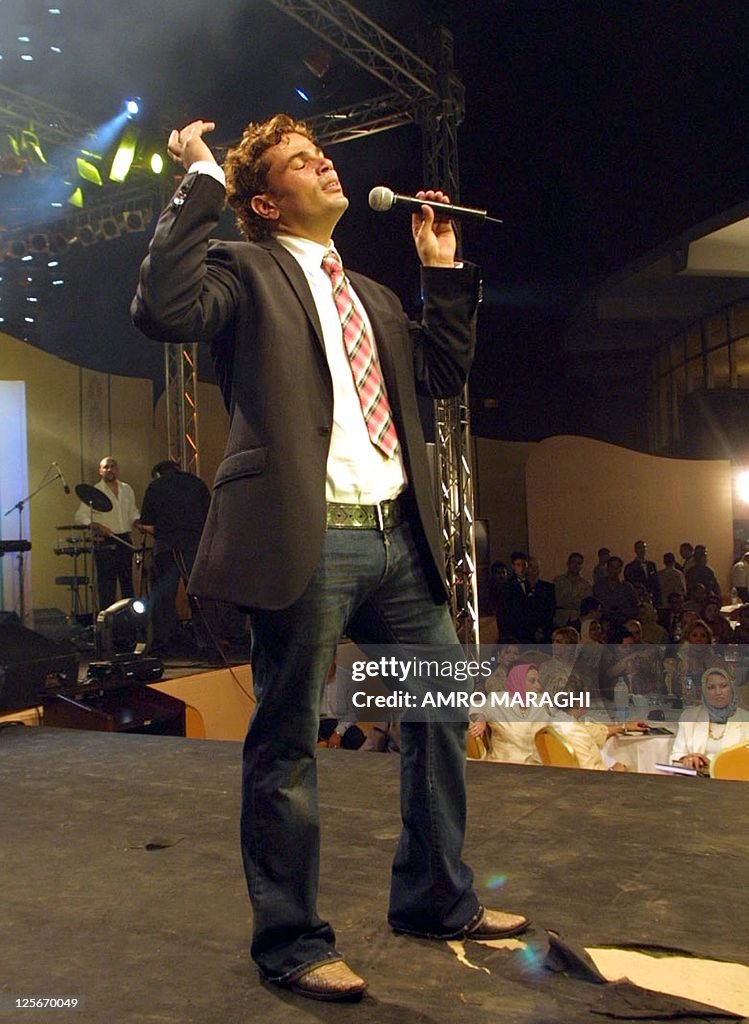 Amro Rabi Egyptian pop star Amro Diab performs during the Arab Radio and... News ...