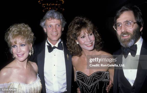 Actress Barbara Eden, Stanley Freilich, Michelle Lee and Fred Rappaport on October 28, 1983 in Los Angeles, California.