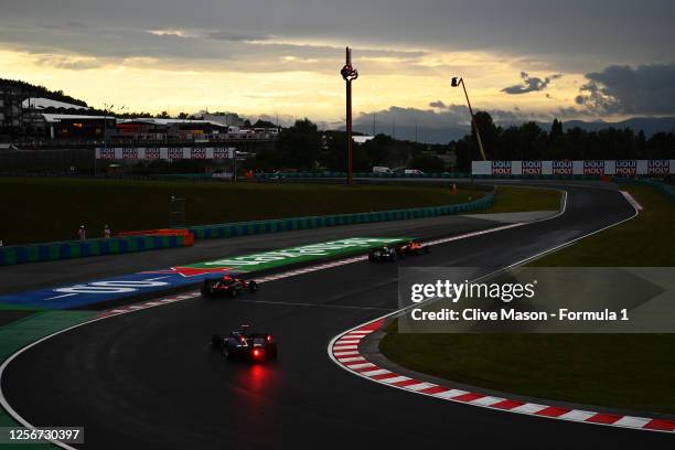 General view of the on track action during qualifying for the Formula 3 Championship at Hungaroring on July 17, 2020 in Budapest, Hungary.