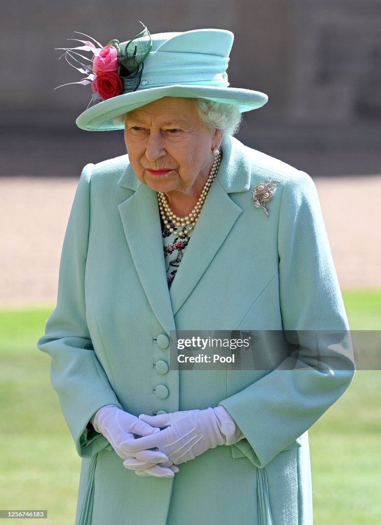 The Queen Confers The Honour Of Knighthood On Captain Sir Thomas Moore