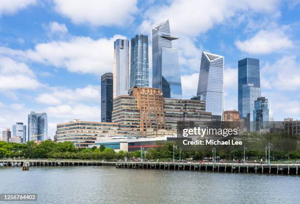 hudson yards - new york - hudson yards foto e immagini stock