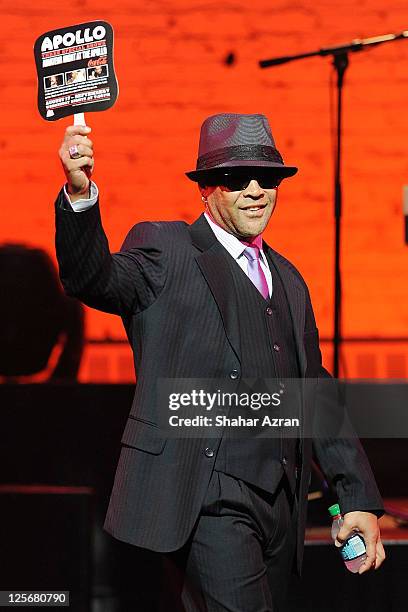Johnny Kemp performs during Amateur Night at The Apollo Theater on August 31, 2011 in New York City.