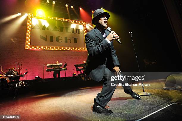 Johnny Kemp performs during Amateur Night at The Apollo Theater on August 31, 2011 in New York City.