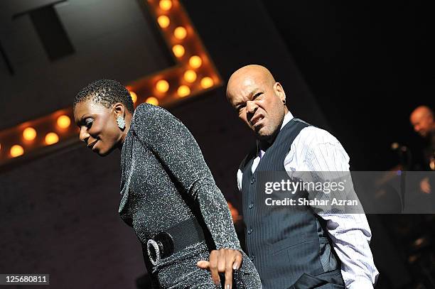 Johnny Kemp performs during Amateur Night at The Apollo Theater on August 31, 2011 in New York City.