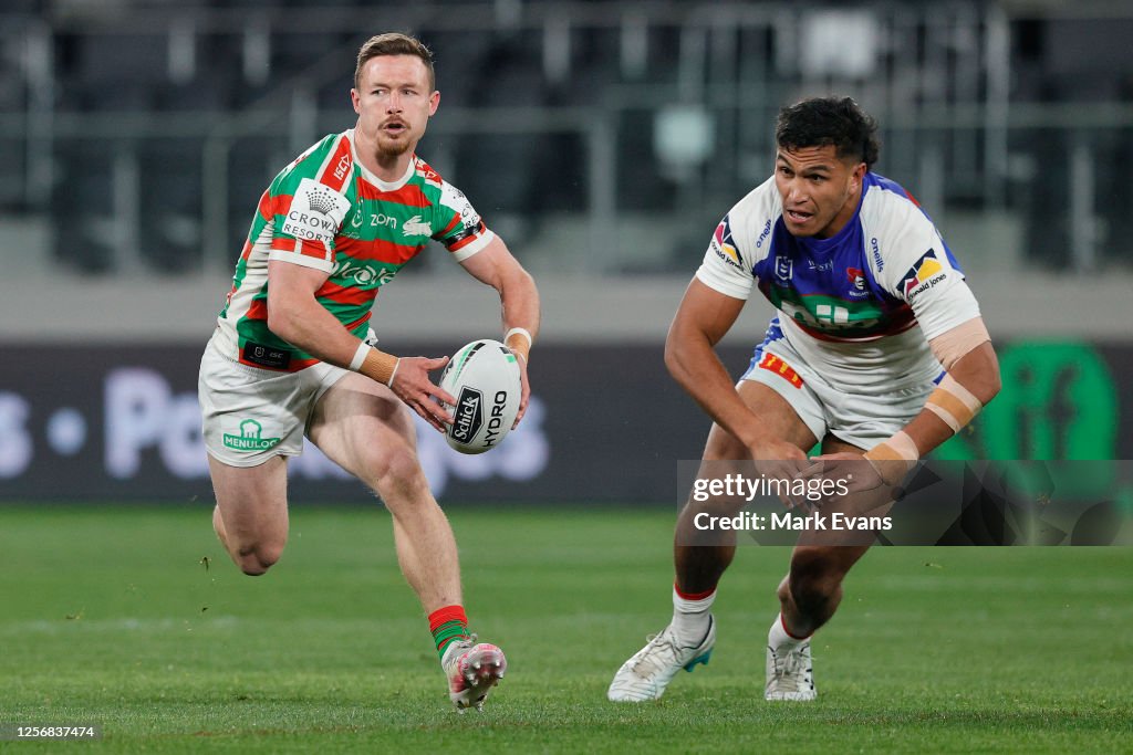 NRL Rd 10 - Rabbitohs v Knights