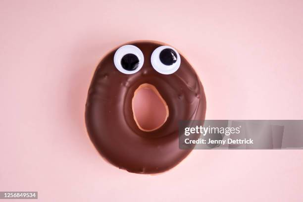 surprised doughnut - sugar shack stock-fotos und bilder