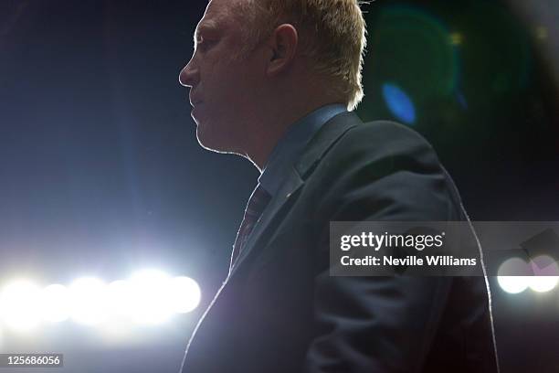 Alex McLeish manager of Aston Villa during the Carling Cup third round match between Aston Villa and Bolton Wanderers at Villa Park on September 20,...