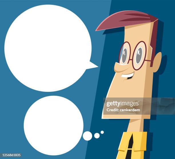 speech bubble - student asking question stock illustrations
