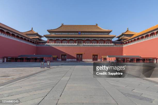beijing forbidden city - on location for oblivion stock pictures, royalty-free photos & images