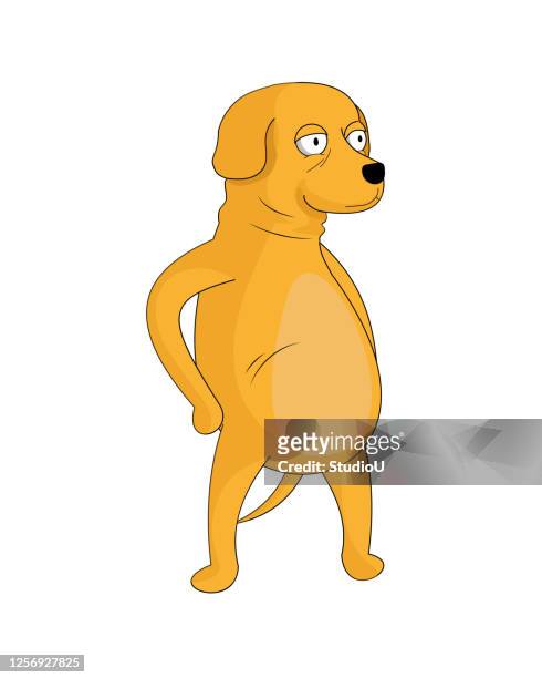 Cartoon Dog Flat Style Illustration High-Res Vector Graphic - Getty Images