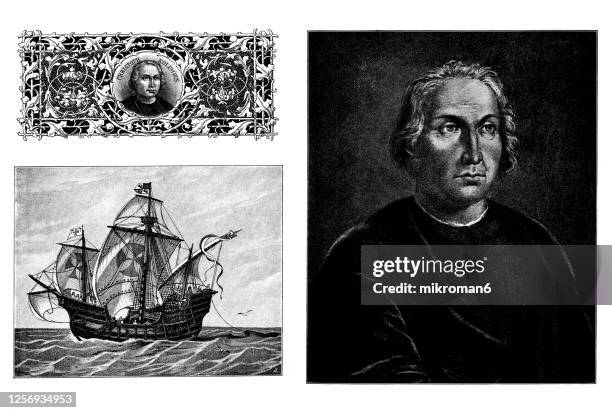 Colobuses Drawing 500 Christopher Columbus Drawing Stock Photos, High-Res Pictures, and ...