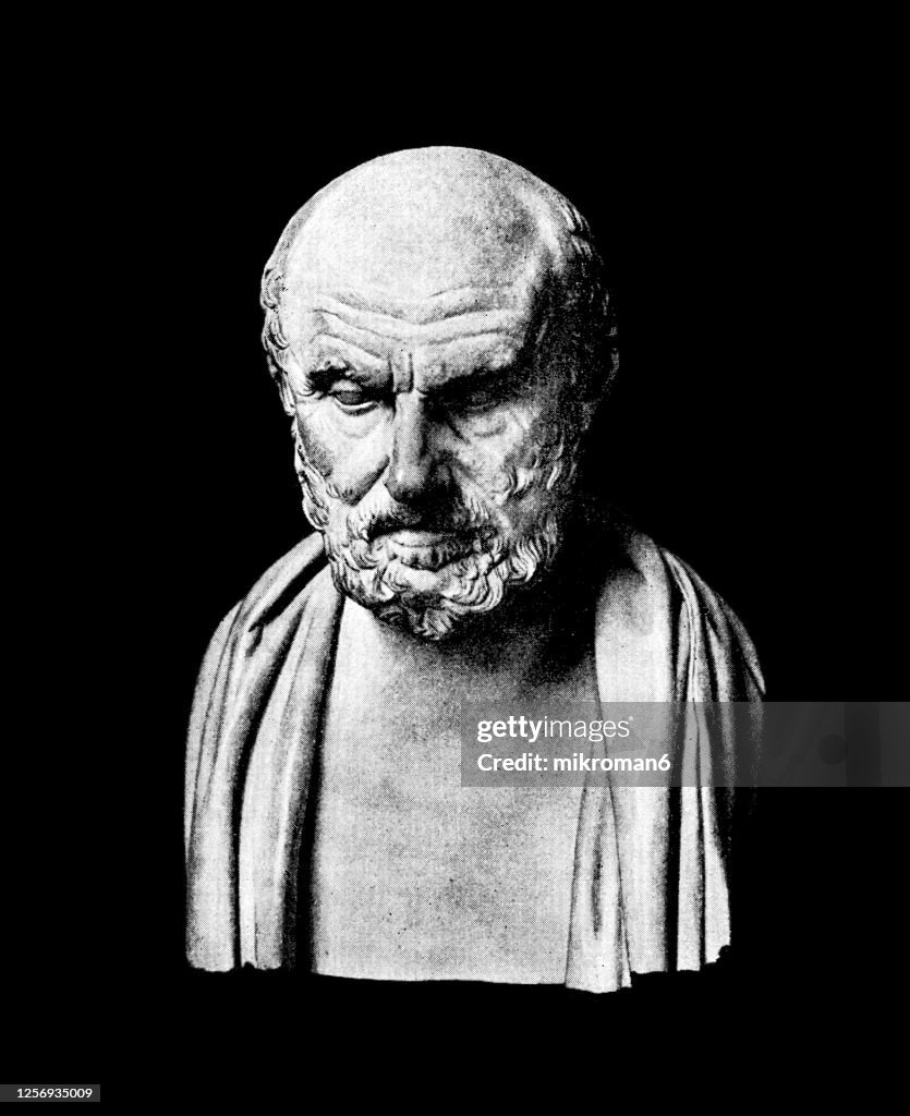 Hippocrates of Kos Bust Statue