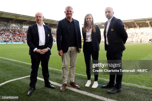 Patrick Stewart, Manchester United General Counsel, Stuart Andrew MP Parliamentary Under Secretary of State at the Department for Digital, Culture,...