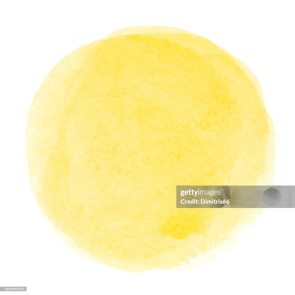 Handgezeichnete Aquarell Fleck