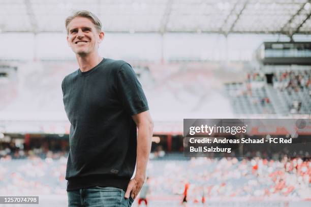 Sportsdirector Christoph Freund of Red Bull Salzburg prior the Admiral Bundesliga match between FC Red Bull Salzburg and SK Puntigamer Sturm Graz at...