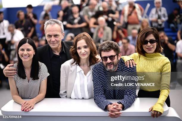 Spanish actress Helena Miquel, Spanish actor Jose Coronado, Spanish actress Ana Torrent, Spanish actor Manolo Solo and Spanish actress Maria Leon...