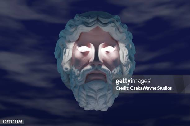the face of god - mythology stock-fotos und bilder