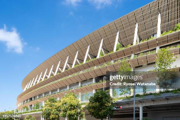 neues nationalstadion - kasumigaoka national stadium stock-fotos und bilder