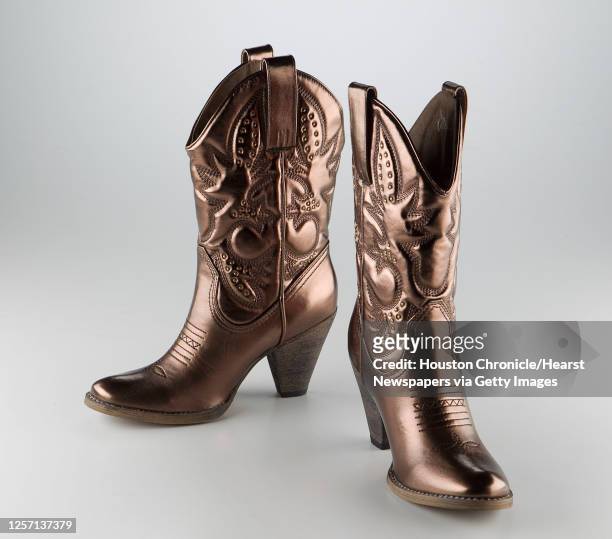 Pair of ladies boots from Charming Charlie Thursday, Feb. 16 in Houston.