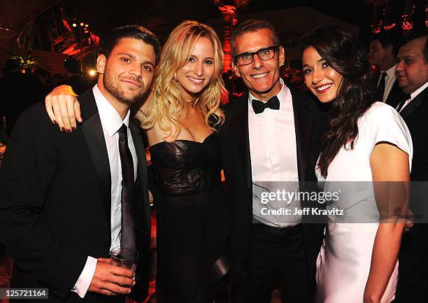 **Exclusive Coverage** Actor Jerry Ferrara, Alexandra Blodgett, President HBO Programming, Michael Lombardo and actress Emmanuelle Chriqui attend...