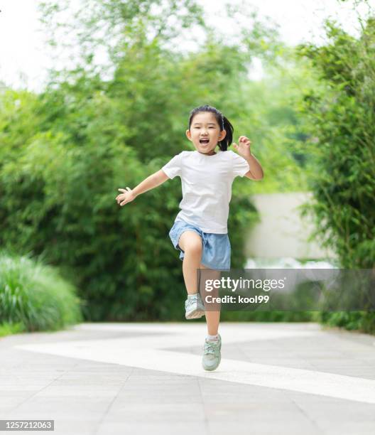 vitality girl jumping - 5 years stock pictures, royalty-free photos & images