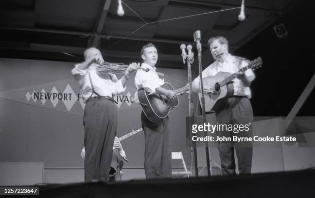 Doc Watson at Newport Folk Festival 26th July 1963.