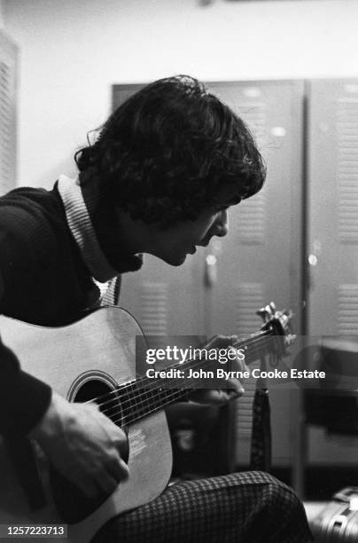 Al Kooper of American blues rock band Blues Project, 1966.