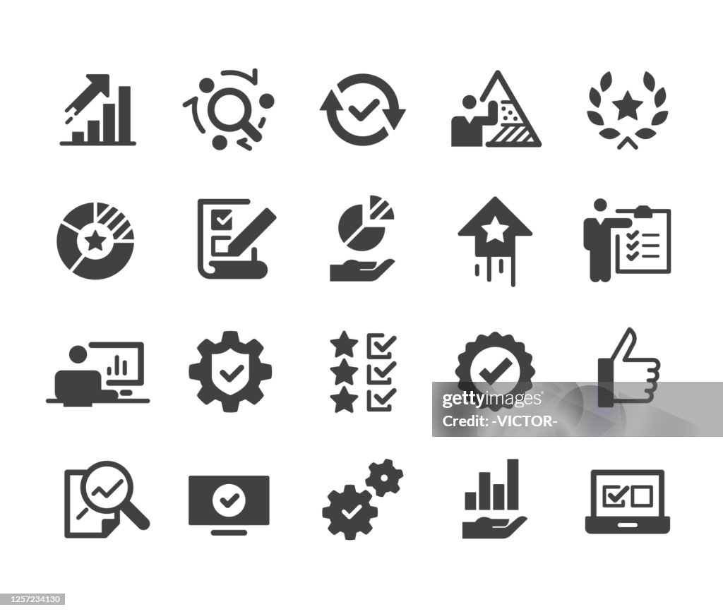 Quality Control Icons - Classic Series