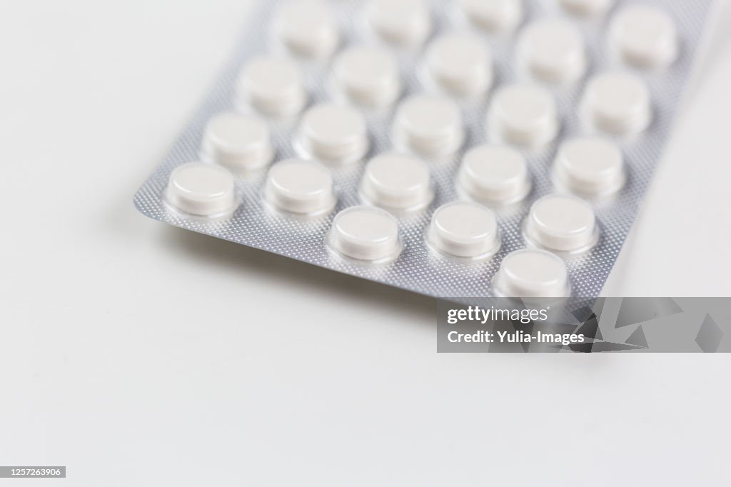Stack Of Medicines In Blister Packs High-Res Stock Photo - Getty Images
