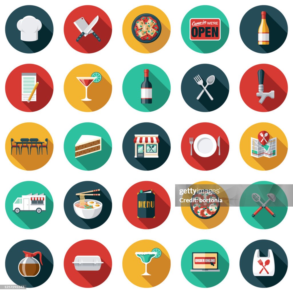 Restaurant Icon Set
