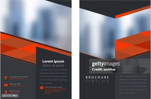 corporate brochure - corporate invitation stock illustrations