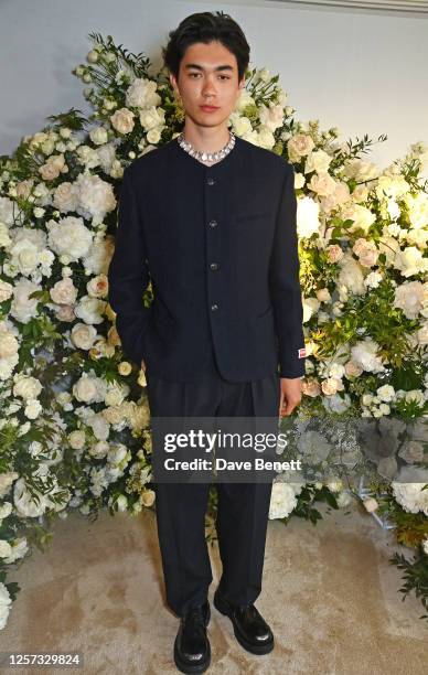 William Gao attends a party hosted by British Vogue and Chopard to celebrate the Cannes Film Festival at Hotel Martinez on May 22, 2023 in Cannes,...