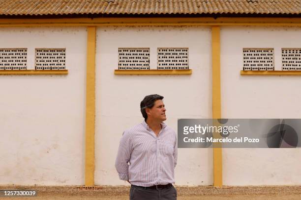 Eduardo Vera, managing director of the Seville Rice Growers Federation poses for a portrait on May 22, 2023 in Isla Mayor, Spain. An estimated 60 per...
