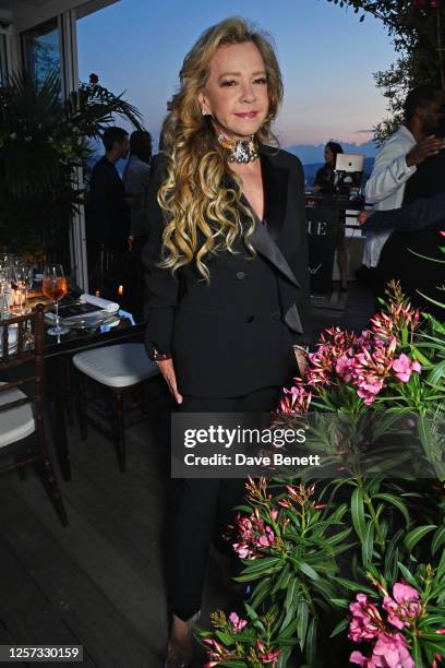 Chopard Co-President Caroline Scheufele attends a party hosted by British Vogue and Chopard to celebrate the Cannes Film Festival at Hotel Martinez...