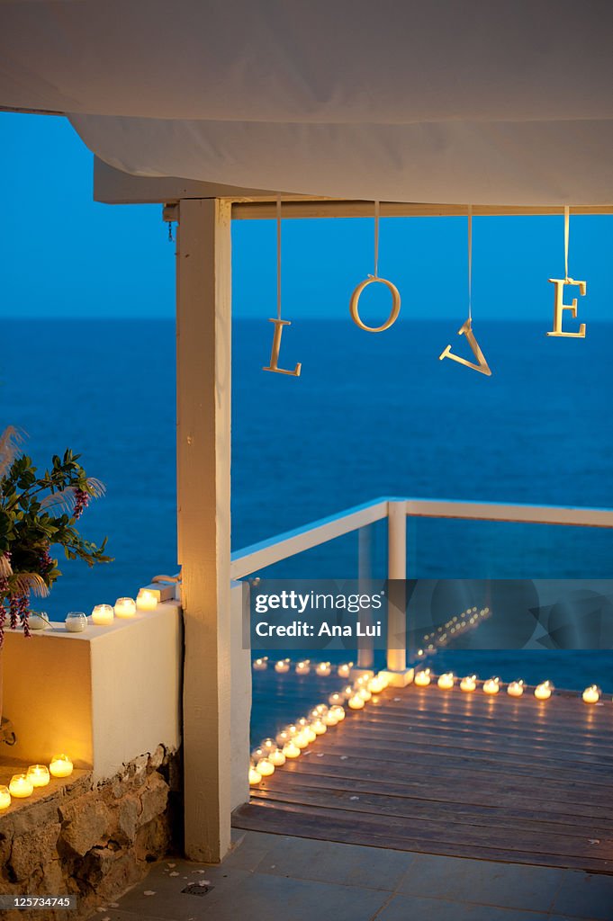 Wedding decoration candles