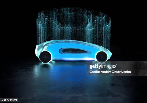 futuristic car - konzeptauto stock-fotos und bilder