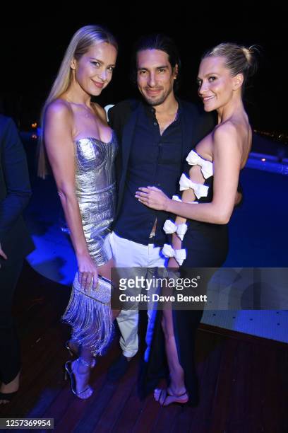 Petra Nemcova, Benjamin Larretche and Poppy Delevingne attend 'BOSS Loves Naomi', a special birthday event for Naomi Campbell hosted by Daniel...