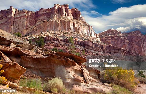 capitol reef national park - capitol reef national park stock-fotos und bilder