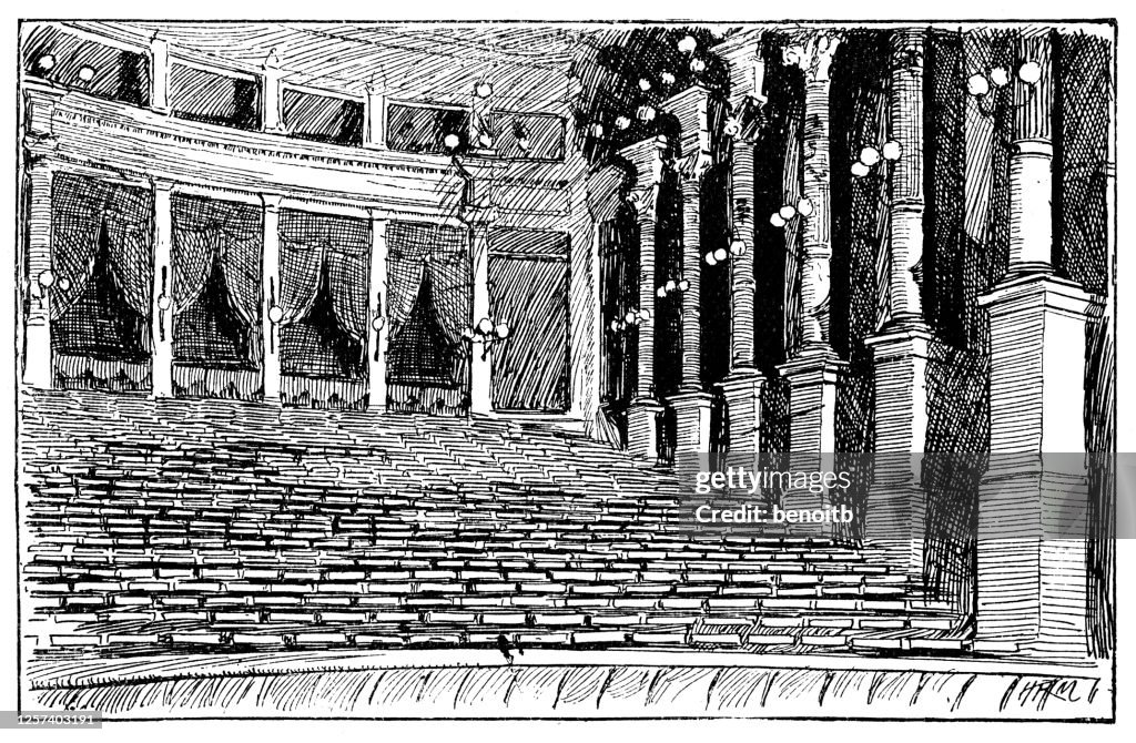 Interior Of A Theater High-Res Vector Graphic - Getty Images