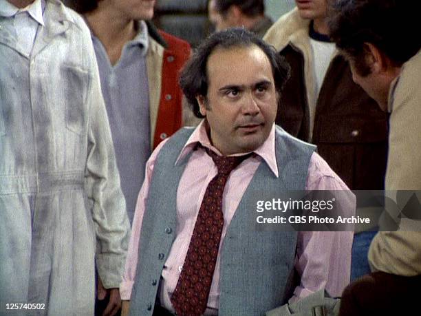Danny DeVito as Louie De Palma in the TAXI episode, "Paper Marriage." Original airdate October 31, 1978. Image is a frame grab.