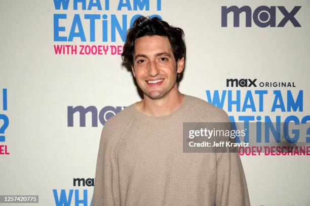 Matthew Segal attends the Max Original 'What Am I Eating?' With Zooey Deschanel Premiere Dinner at Casita Hollywood on May 22, 2023 in Los Angeles.