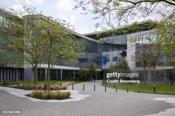 The GSK Plc research and development center in Wavre, Belgium, on Thursday, May 11, 2023. The Belgian site is where the British drugmaker is making a...