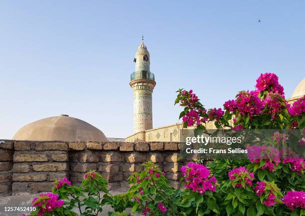 the mulla afandi mosque in the citadel of erbil, iraqi kurdistan - erbil stock pictures, royalty-free photos & images