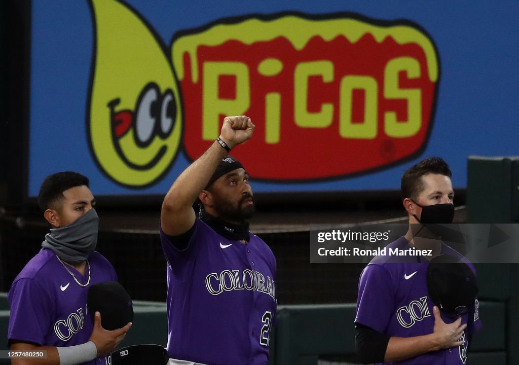 Colorado Rockies v Texas Rangers