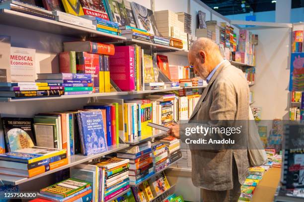 View of 32nd Abu Dhabi International Book Fair at Abu Dhabi National Exhibition Centre in Abu Dhabi, United Arab Emirates on May 22, 2023.