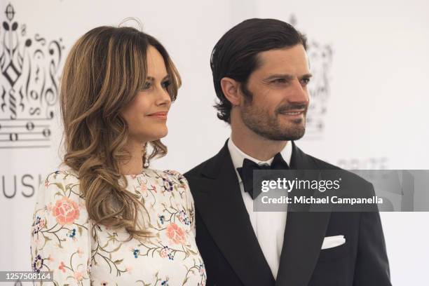 Princess Sofia and Prince Carl Philip of Sweden attend the Polar Music Prize 2023 on May 23, 2023 in Stockholm, Sweden.