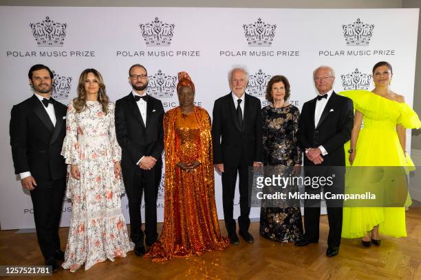 Prince Carl Philip of Sweden, Princess Sofia of Sweden, Michael Part, Angelique Kidjo, Chris Blackwell, Queen Silvia of Sweden, King Carl XVI Gustaf...